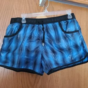 Mens Andrew Christian nylon swim / workout shorts